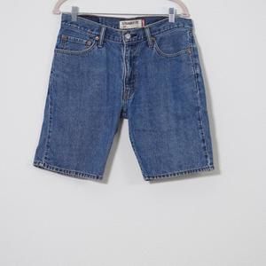 Levi's Long Straight Fit Jean Shorts - Size 32 - Modern Casual Chic